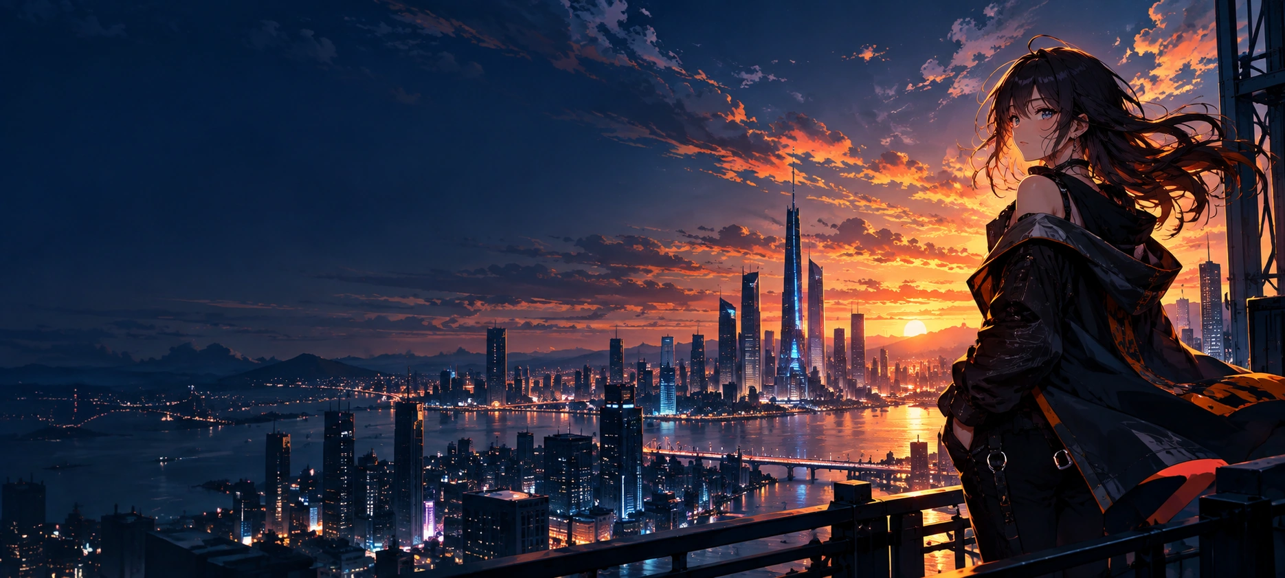 AGE动漫首页原创动漫城市夜景视觉